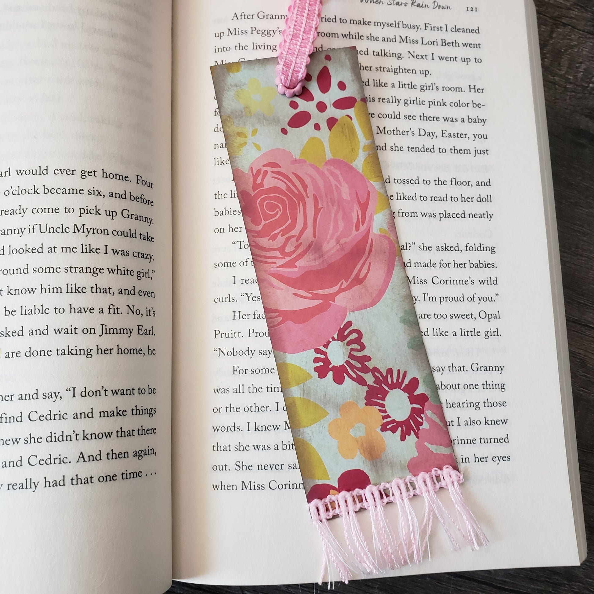Paper Rose Bookmark